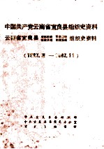 中国共产党云南省宜良县组织史资料 云南省宜良县政权系统军事系统统战系统群团系统组织史资料 1927.夏-1987.11