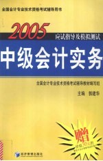 2005年应试指导及模拟测试 中级会计实务