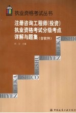 注册咨询工程师（投资）执业资格考试分级考点详解与题集 含软件