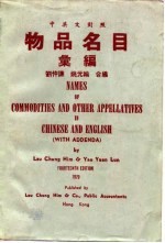 物品名目