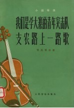 我们是学大寨的青年突击队 支农路上一路歌 小提琴曲 手风琴伴奏