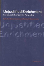 NJUSTIFIED ENRICHMENT:KEY ISSUES IN COMPARATIVE PERSPECTIVE