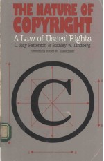 THE NATURE OF COPYRIGHT A LAW OF USERS;RIGHTS