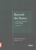 BEYOND THE BASICS A TEXT FOR ADVANCED LEGAL WRITING