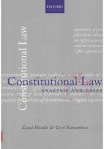 CONSTITUTIONAL LAW ANALYSIS AND CASES