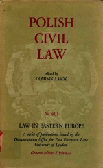 POLISH CIVIL LAW VOLUME1