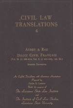 AUBRY AND RAU DROIT CIVIL FRANCAIS