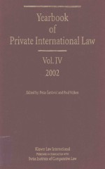 YEARBOOK OF PRIVATE INTERNATIONAL LAW VOLUMEⅣ-2002