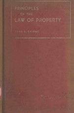 PRINCIPLES OF THE LAW OF PROPERTY