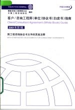 客户/咨询工程师(单位)协议书(白皮书)指南 中英文对照本