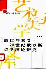 韵律与意义 20世纪俄罗斯诗学理论研究