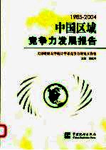 中国区域竞争力发展报告 1985-2004