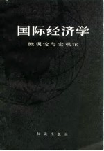国际经济学：微观论与宏观论