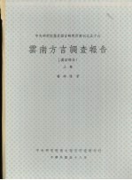 云南方言调查报告 汉语部分 上