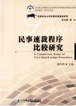 民事速裁程序比较研究