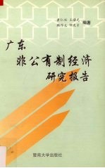 广东非公有制经济研究报告
