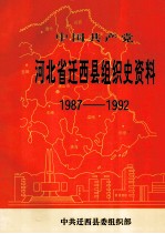 中国共产党河北省迁西县组织史资料 1987-1992