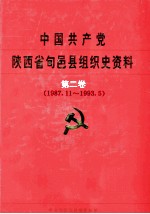 中国共产党陕西省旬邑县组织史资料 第2卷 1987.11-1993.5