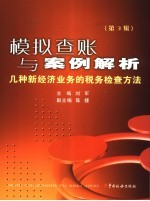 模拟查账与案例解析 几种新经济业务的税务检查方法 第3辑