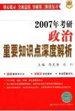 2007年考研政治重要知识点深度解析
