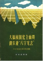 大搞园田化全面贯彻农业“八字宪法”