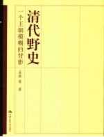 清代野史 一个王朝模糊的背影