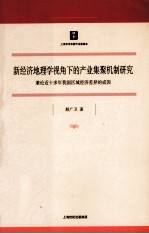 新经济地理学视角下的产业集聚机制研究 兼论近十多年我国区域经济差异的成因