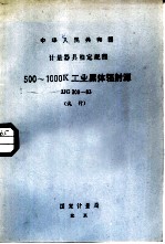 工业黑体辐射源试行检定规程 JJG309-83