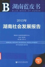 2015年湖南社会发展报告 2015 2015版
