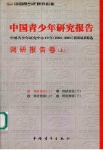 中国青少年研究报告 中国青少年研究中心10年 1991-2001 科研成果精选 调研报告卷 （上册）