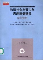 和谐社会与青少年思想道德建设研究报告