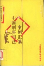 中国刑事司法案例汇纂