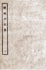 张?子文集 3