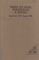 INDEX TO LEGAL PERIODICALS AND BOOKS 37