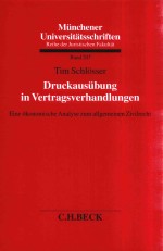 Druckausubung in Vertragsverhandlungen