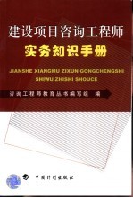 建设项目咨询工程师实务知识手册
