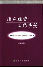 清产核资工作手册 2003年
