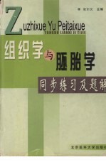 组织学与胚胎学同步练习及题解