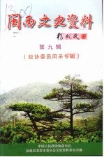 闽西文史资料 第九辑