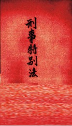刑事特别法
