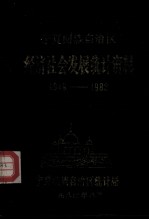 宁夏回族自治区 经济社会发展统计资料(1949-1983)