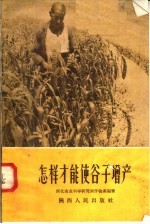 怎样才能使谷子增产