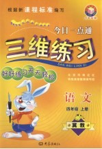 今日一点通三维练习 四年级语文 上