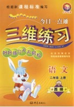 今日一点通三维练习 二年级语文 上