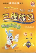 今日一点通三维练习 二年级语文 上