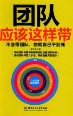 团队应该这样带 不会带团队,你就自己干到死