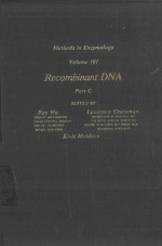 METHODS IN ENZYMOLOGY VOLUME 101 RECOMBINANT DNA