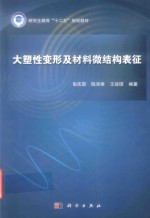 大塑性变形及材料微结构表征