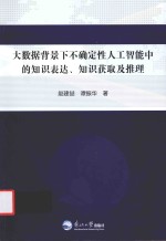 大数据背景下不确定性人工智能中的知识表达 知识获取及推理