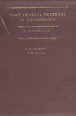 IMMS'GENERAL TEXTBOOK OF ENTOMOLOGY TENTH EDITION VOLUME 2 CLASSIFICATION AND BIOLOGY